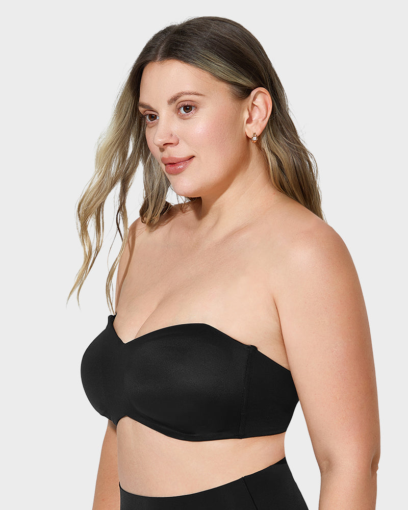 Sujetador Bandeau Convertible con Soporte Total y Antideslizante