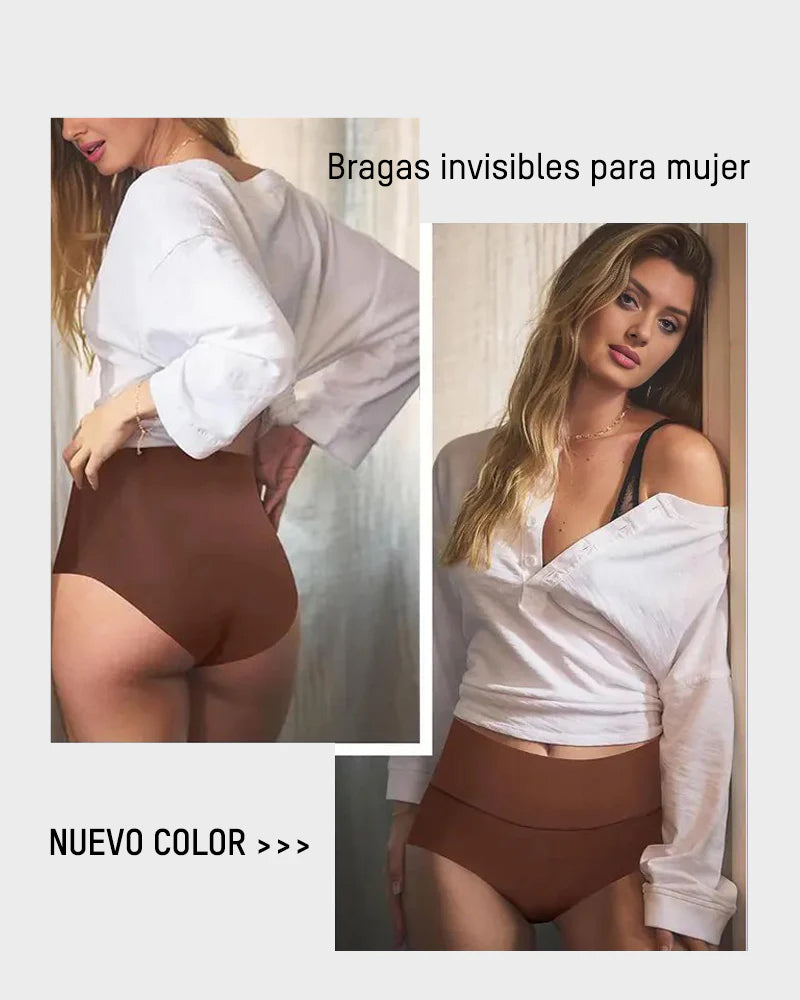 Paquete de 6 Panties Cómodos Sin Costuras de Cintura Alta