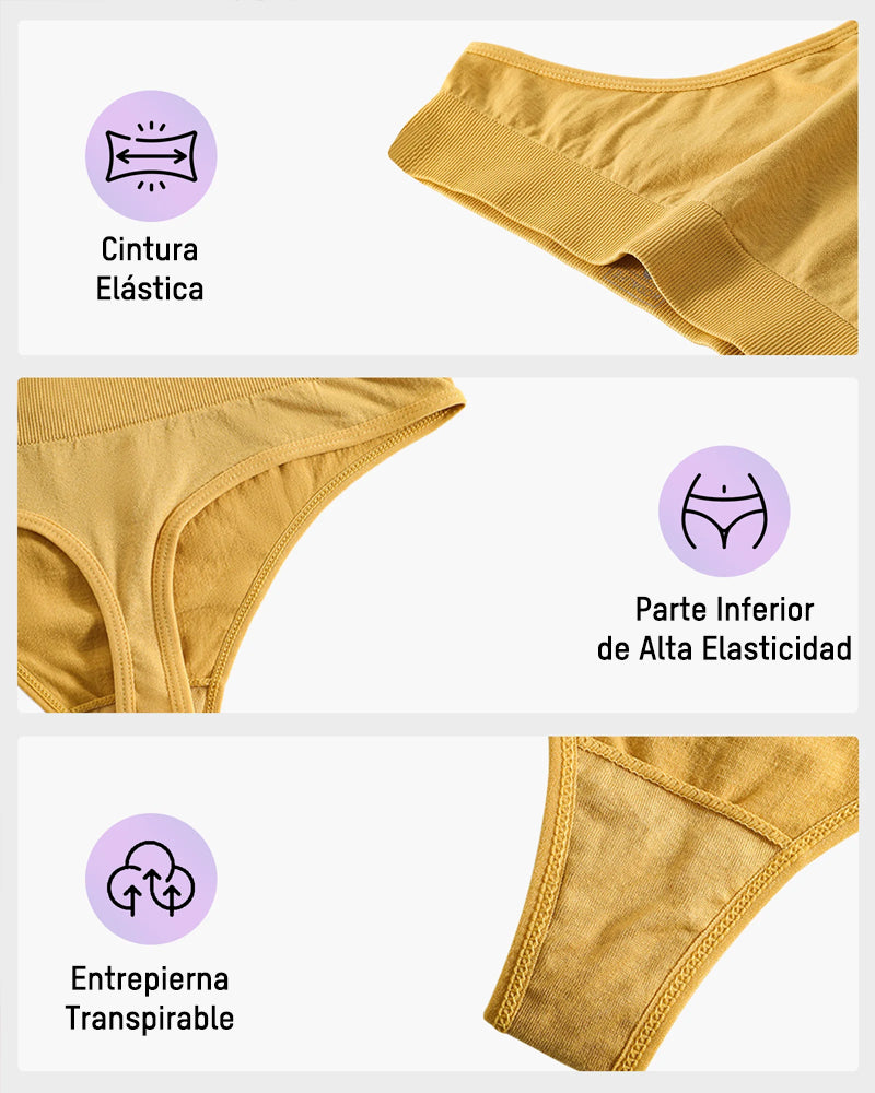 Pack de 9 Tangas Deportivas sin Costuras Cómodas
