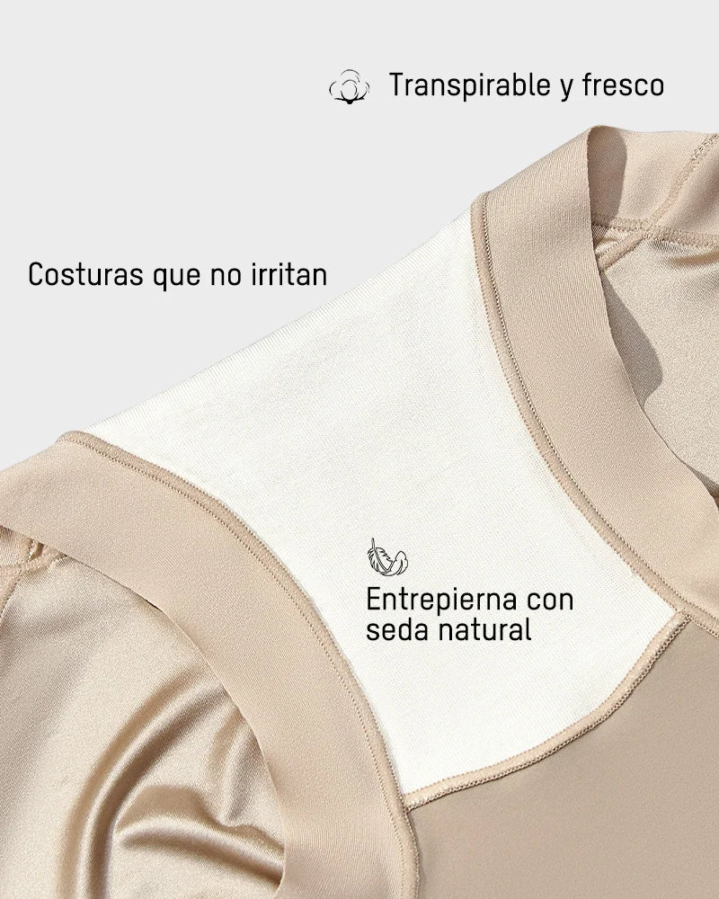 Paquete de 6 panties de cintura alta efecto faja con compresión cruzada