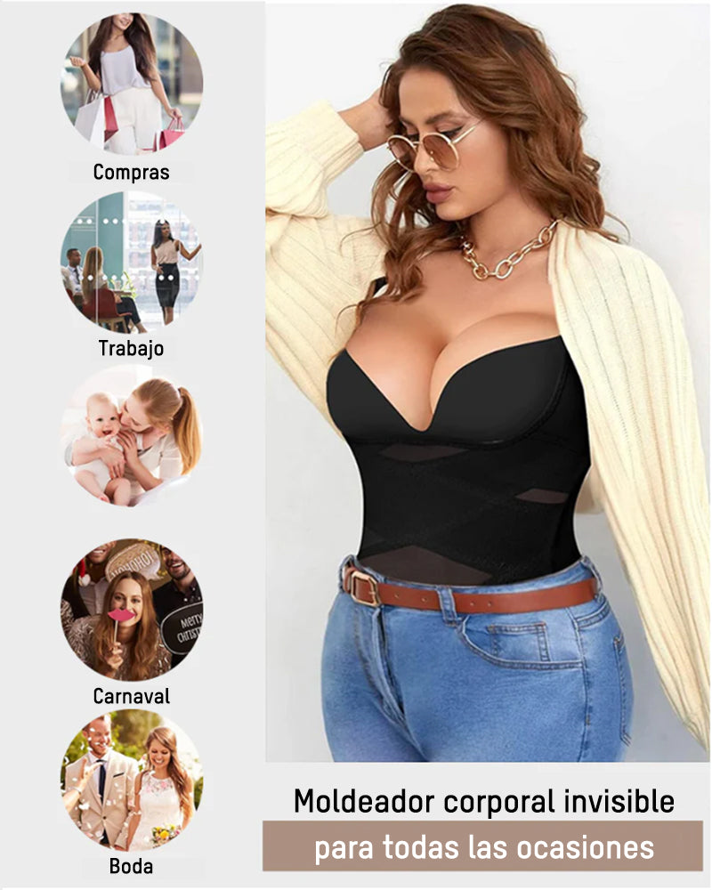 Faja Moldeadora sin Costuras con Control de Abdomen, Cintura y Levanta Glúteos