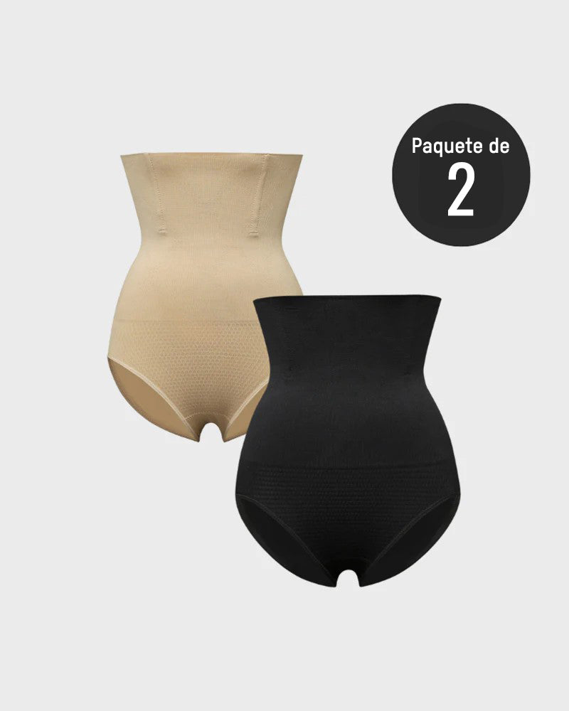 Bragas Moldeadoras de Cintura Alta con Firmeza (Paquete de 2)